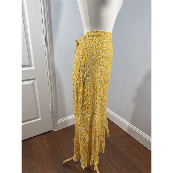 Rhod‎ Skirt Womens 8 Floral Midi Cottagecore Fairy 90s Grunge Boho - Picture 3 of 9